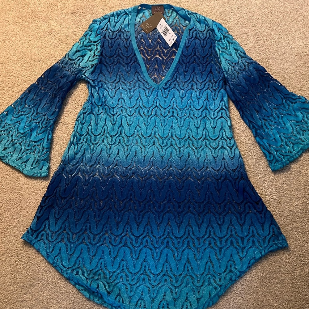 Swim coverup by Elif for Jordan Taylor Sz Med NWT